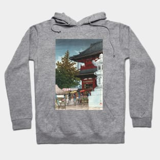 Morning Rain at Asakusa by Kawase Hasui Hoodie